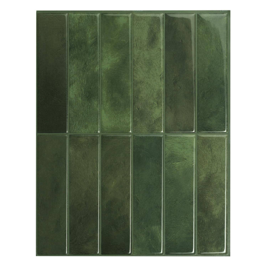 Smart Tiles Peel and Stick Backsplash - 5 Sheets of 11.43" x 9" - 3D Adhesive Peel and Stick Tile Backsplash for Kitchen, Bathroom, Wall Tile
