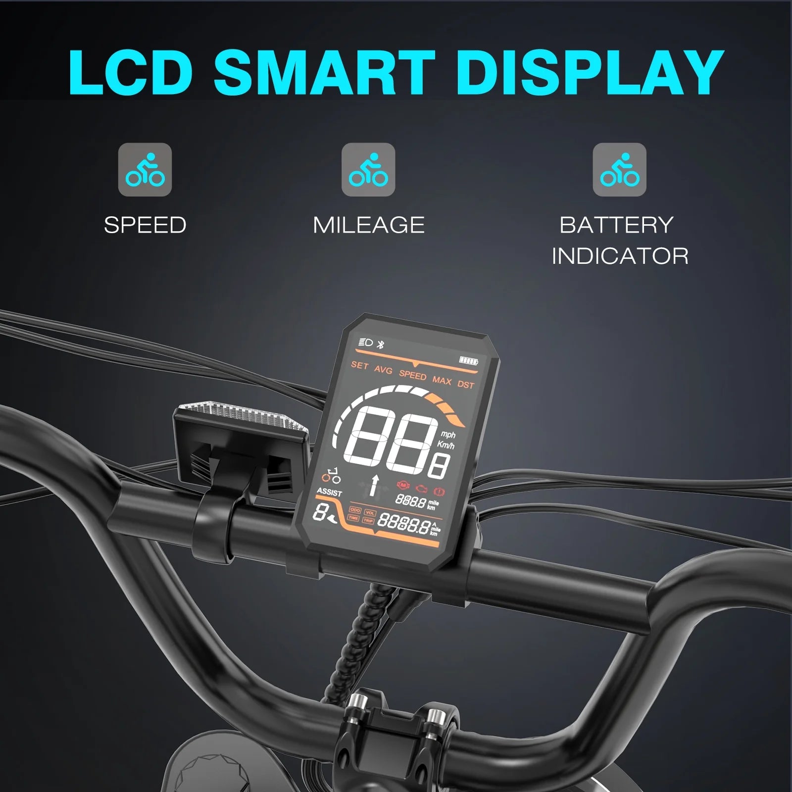 COLORWAY 750W 20"x4.0 Fat Tire Electric Bike, 48V 15ah Battery, Off - Road E - Bike for Adults, UL2849 Certified