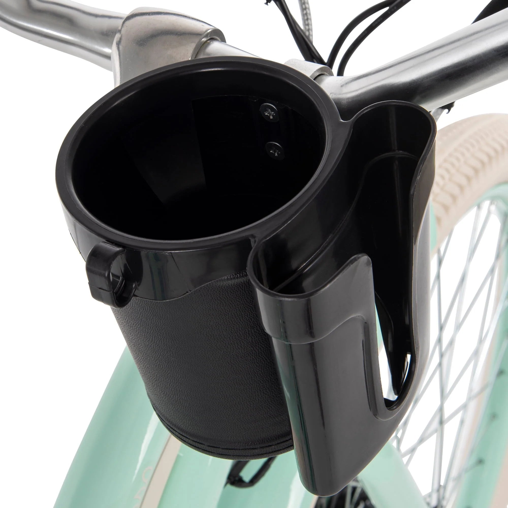 Nel Lusso 26 - Inch 7 - Speed Electric Cruiser Bike with Throttle, Mint Green, 36V, 350W, UL 2849 Compliant, by Huffy