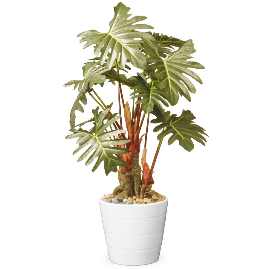 National Tree Artificial 21 inch Garden Accents Philodendron Flower, Green