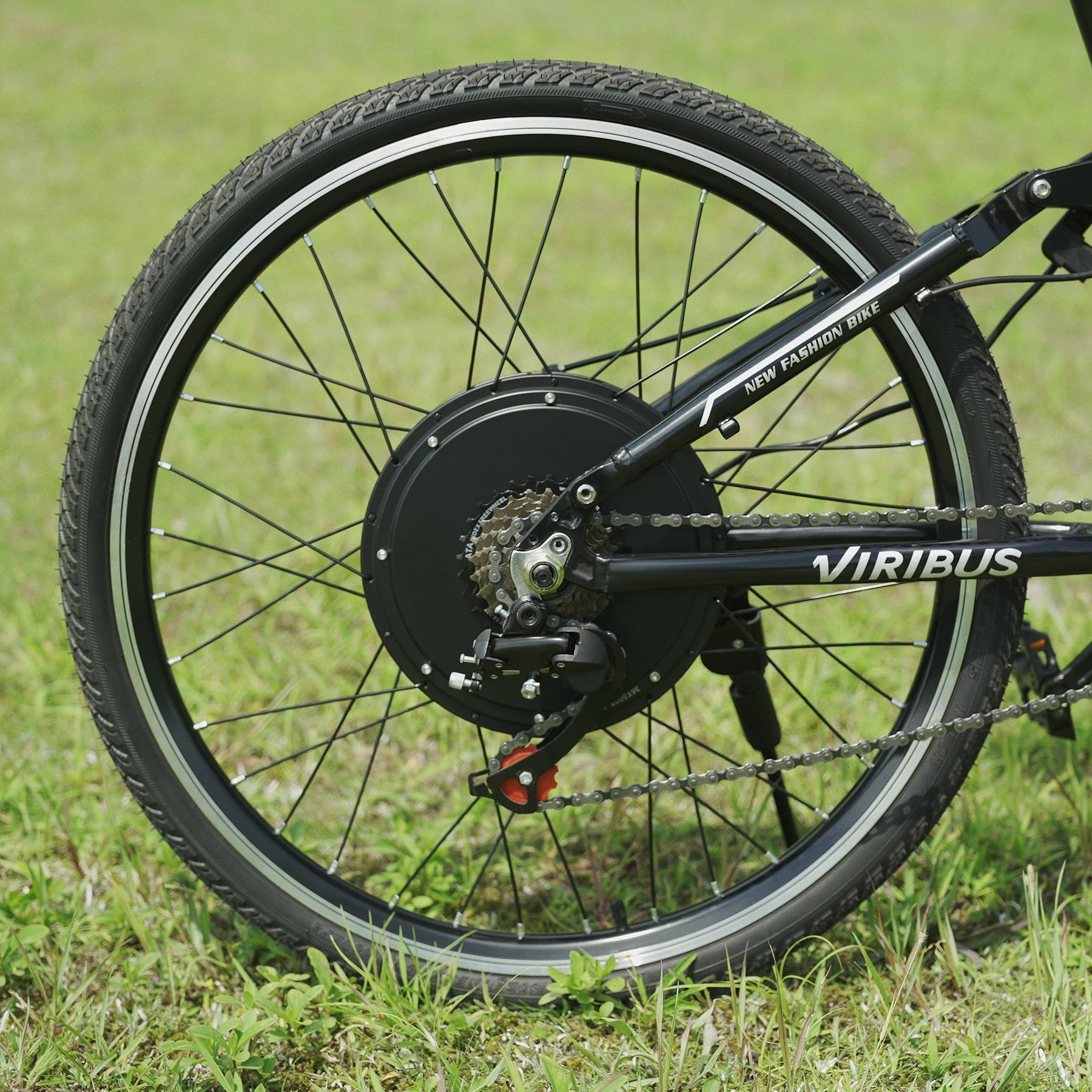 Viribus Electric Bike Conversion Kit 26" Rear Wheel 1000W Hub Motor LCD Ebike DIY Set
