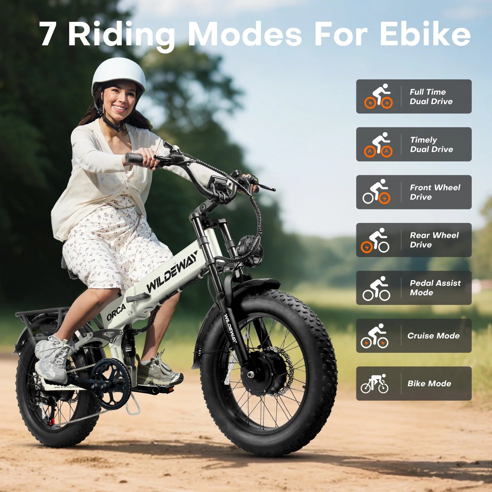 Folding AWD Dual Motor Electric Bike for Adults 20*4.0'' 2300w UL2849 48v 20ah, 7 Speeds, Fat Tire Ebike up to 28MPH Off Road E - Mountain Bike Dual Hydraulic Disc Brakes&Suspension Electric Bicycles