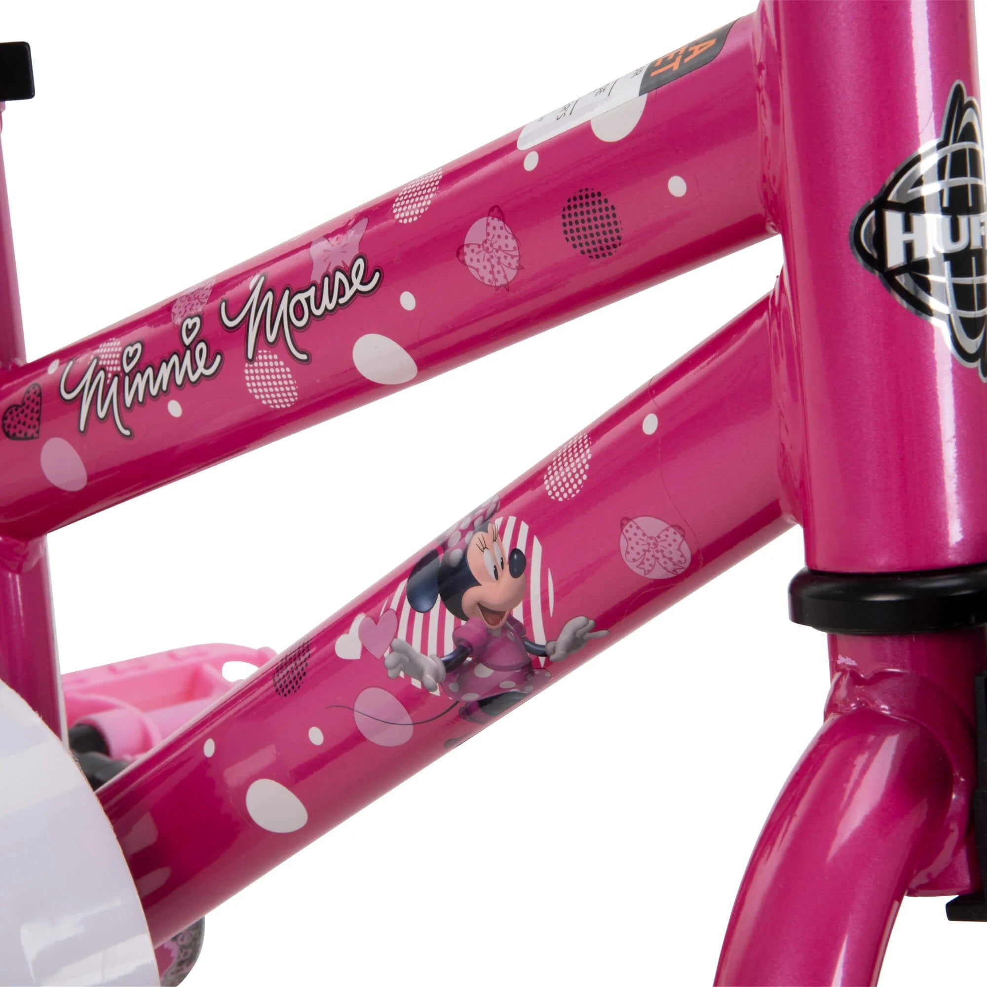 12 In. Minnie Mouse Bike with Training - Wheels for Girl'S, Pink by Huffy
