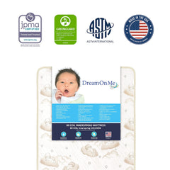 Dream On Me 2-in-1 Breathable Twilight 5 Spring Coil Crib and Toddler Bed Mattress