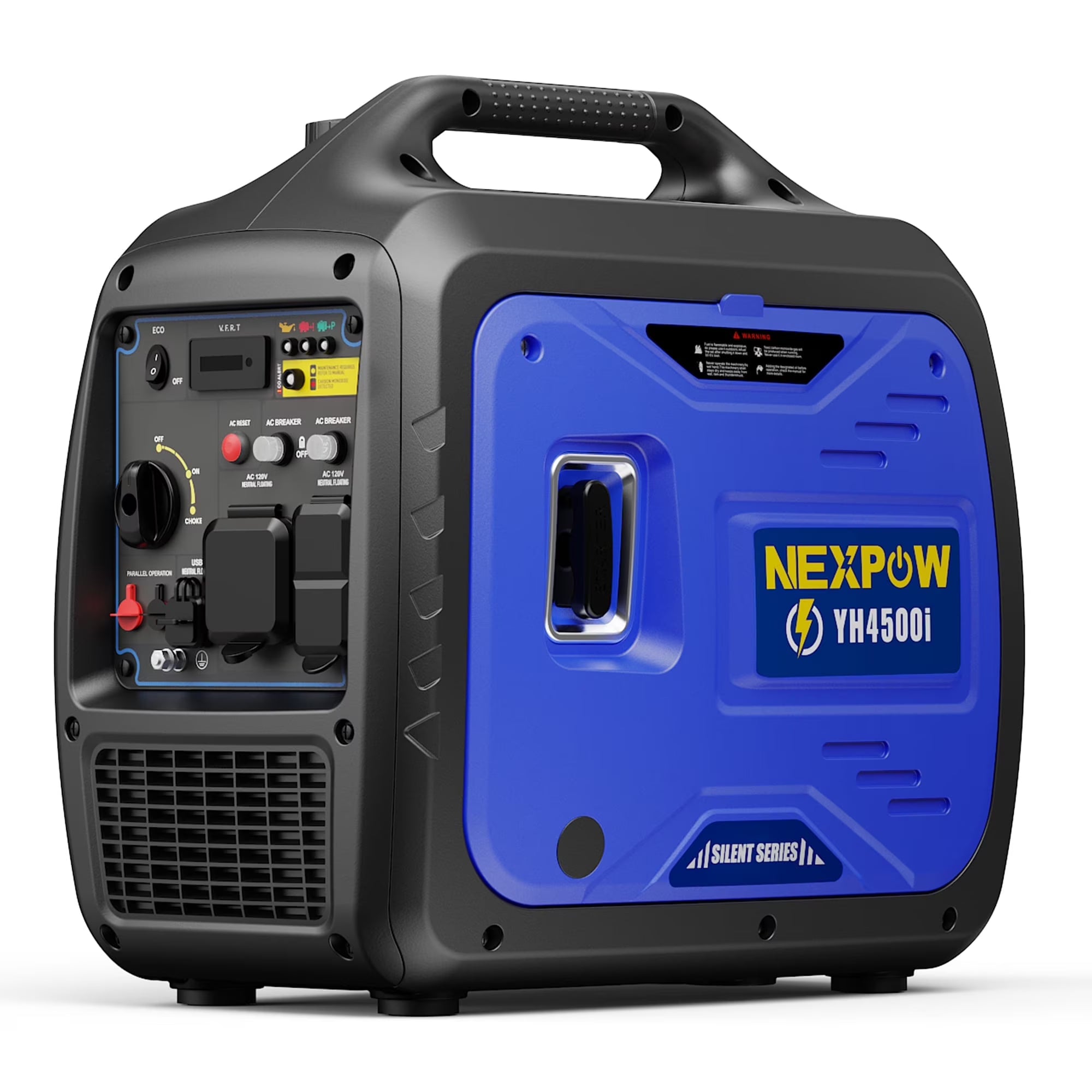 NEXPOW 2250W Portable Inverter Generator, Gasoline Power Quiet Lightweight for Backup Home & Camping, Eco - Mode Feature, Parallel Capability, EPA Compliant