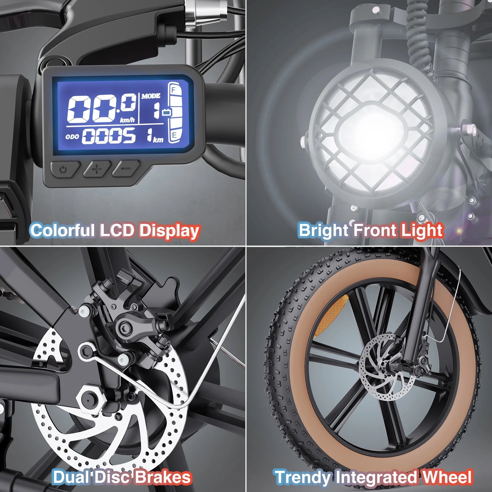 1500W MTB Electric Bicycle 48V 20ah Removable Battery E - Bike，electric Bike for Adults 20" Fat Tire Electric Motorcycle, Shimano 7 Speed Full Suspension Mountain Bike UL2849