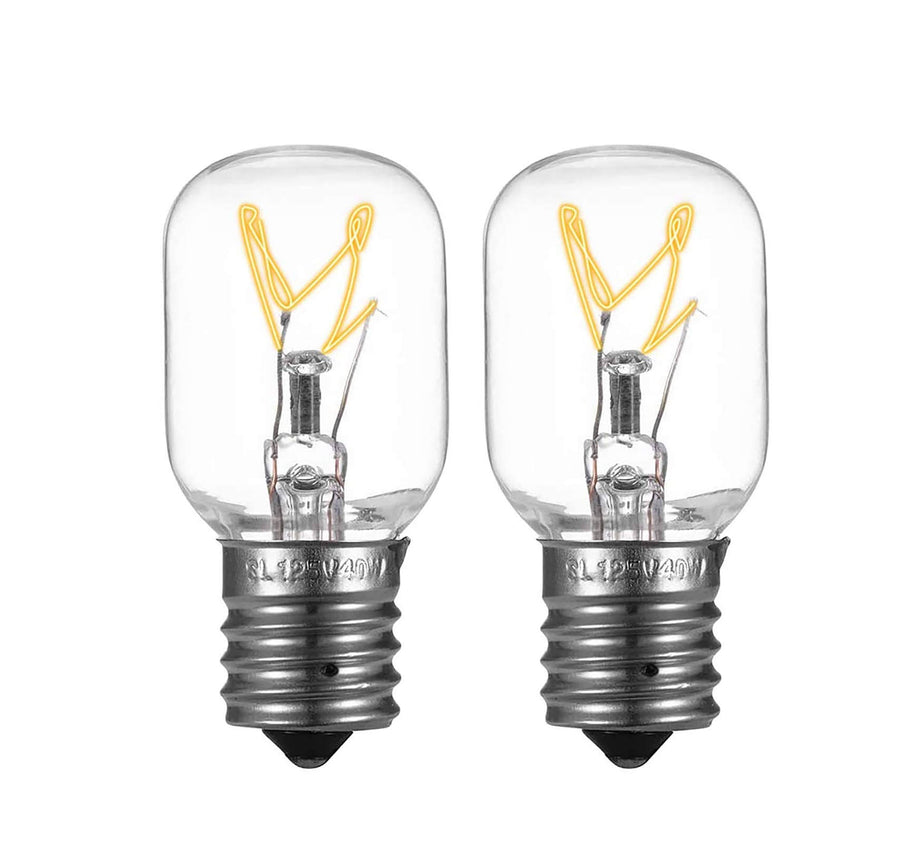 Light Bulb for Whirlpool Microwave - Microwave Light Bulb Fits for Whirlpool Maytag GE Amana Over The Range Hood Microwave, Dimmable with 125V 40W