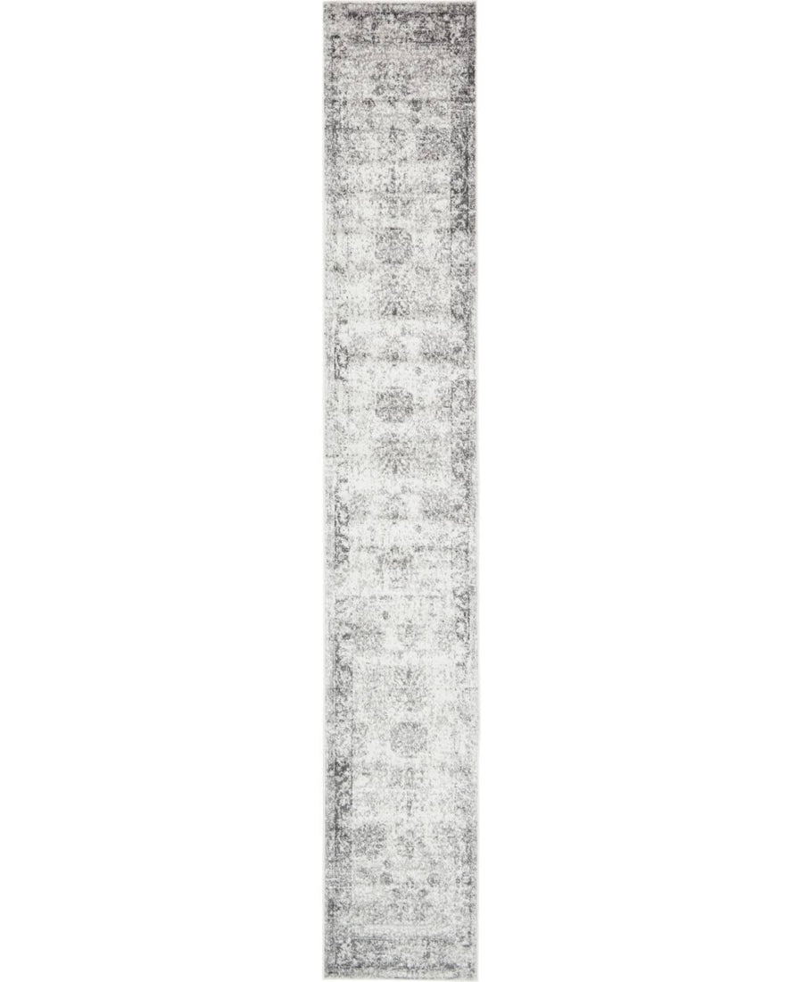 Unique Loom Casino Sofia Gray 2' x 13' Runner Rug