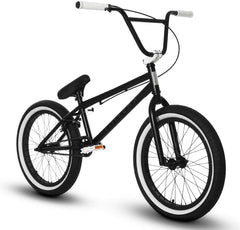 Elite BMX Bicycle 20" Freestyle Bike - Stealth Blue Purple Ideal for Ages 7 to 18 Years