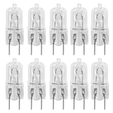 12Vmonster 10 Pack G8 20watt 120V Halogen Light Bulbs JCD Type 110V 130V 20W T4