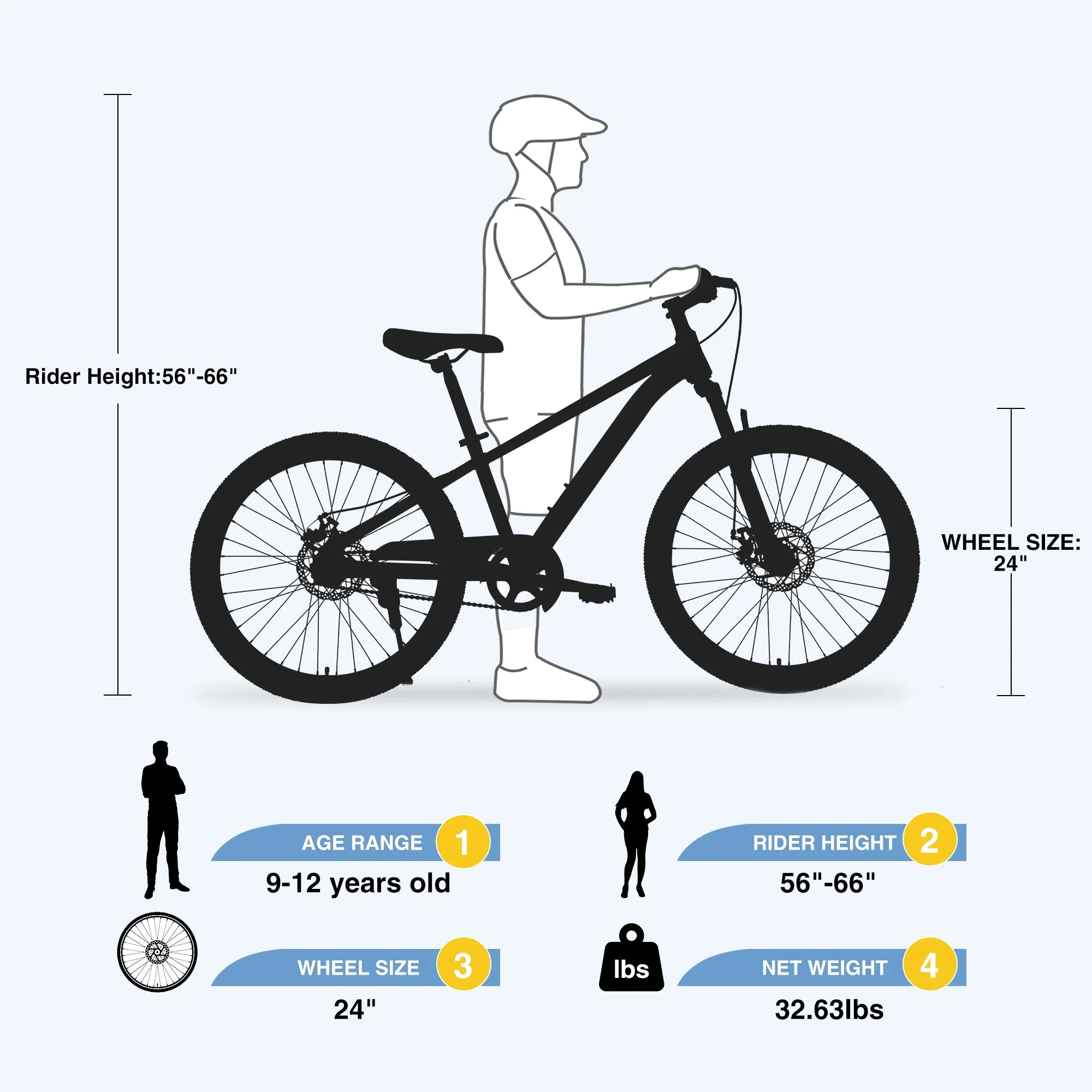 Zukka 20 in Kids Mountain Bike Steel Frame Hardtail Bicycle for Child Aged 7 - 10 Years Pink