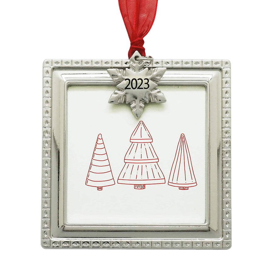 Silver Square 2.5" x 2.5" Christmas Ornament Frame by Studio Decor | Michaels