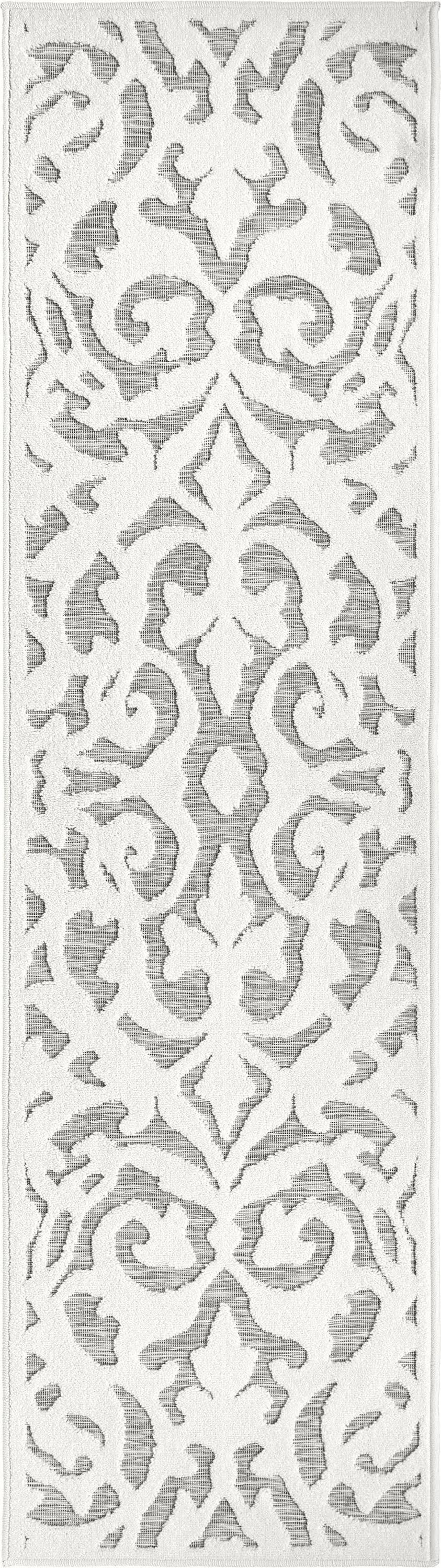 My Texas House by Orian Indoor/Outdoor Lady Bird Natural Runner Rug 1'11" x 7'6"