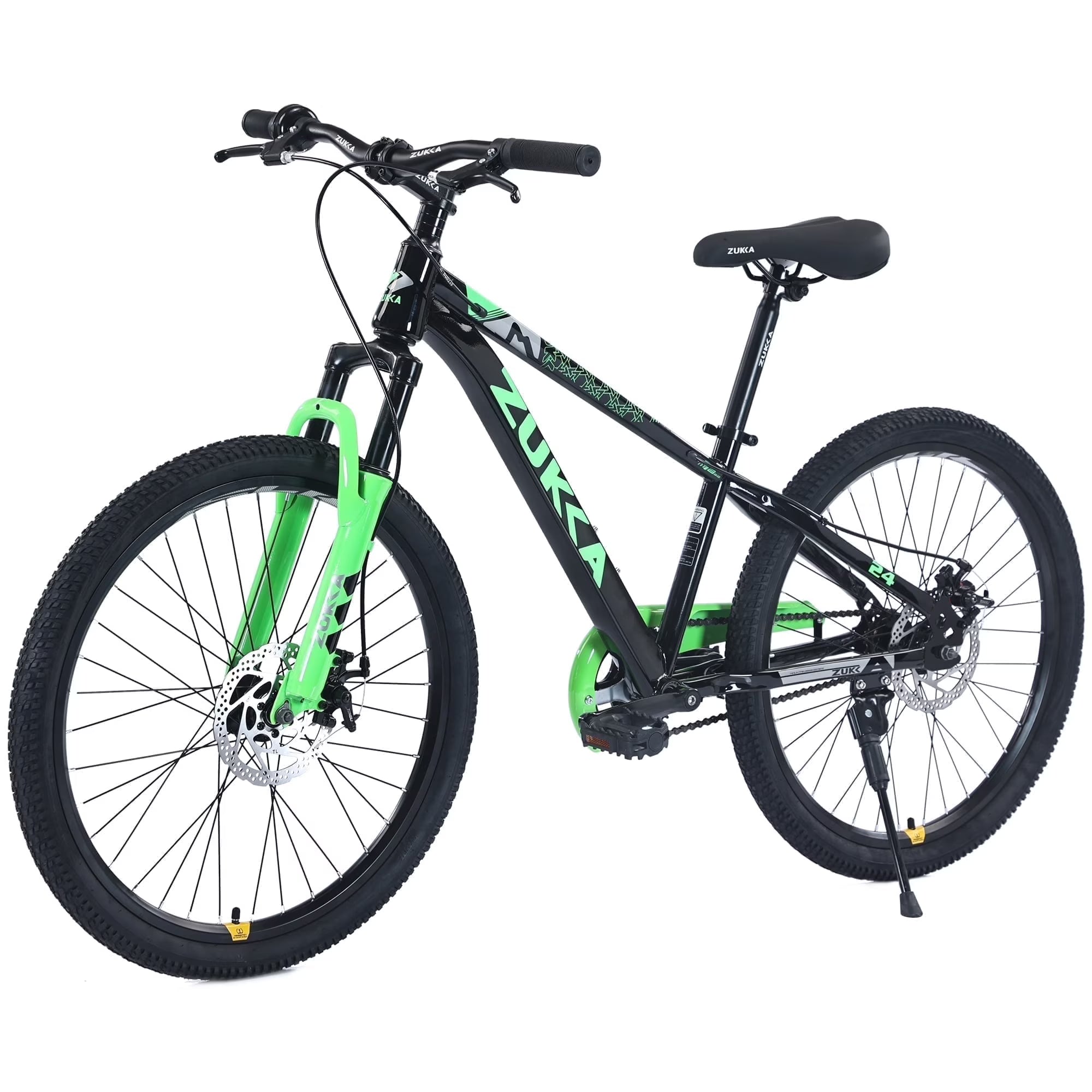 Zukka 20 in Kids Mountain Bike Steel Frame Hardtail Bicycle for Child Aged 7 - 10 Years Pink