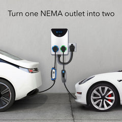 Lectron NEMA Socket Splitter - Power Your EV Charger and High - Powered Appliance from the Same Outlet (NEMA 14 - 50 to NEMA 14 - 50 / NEMA 14 - 50 Splitter)