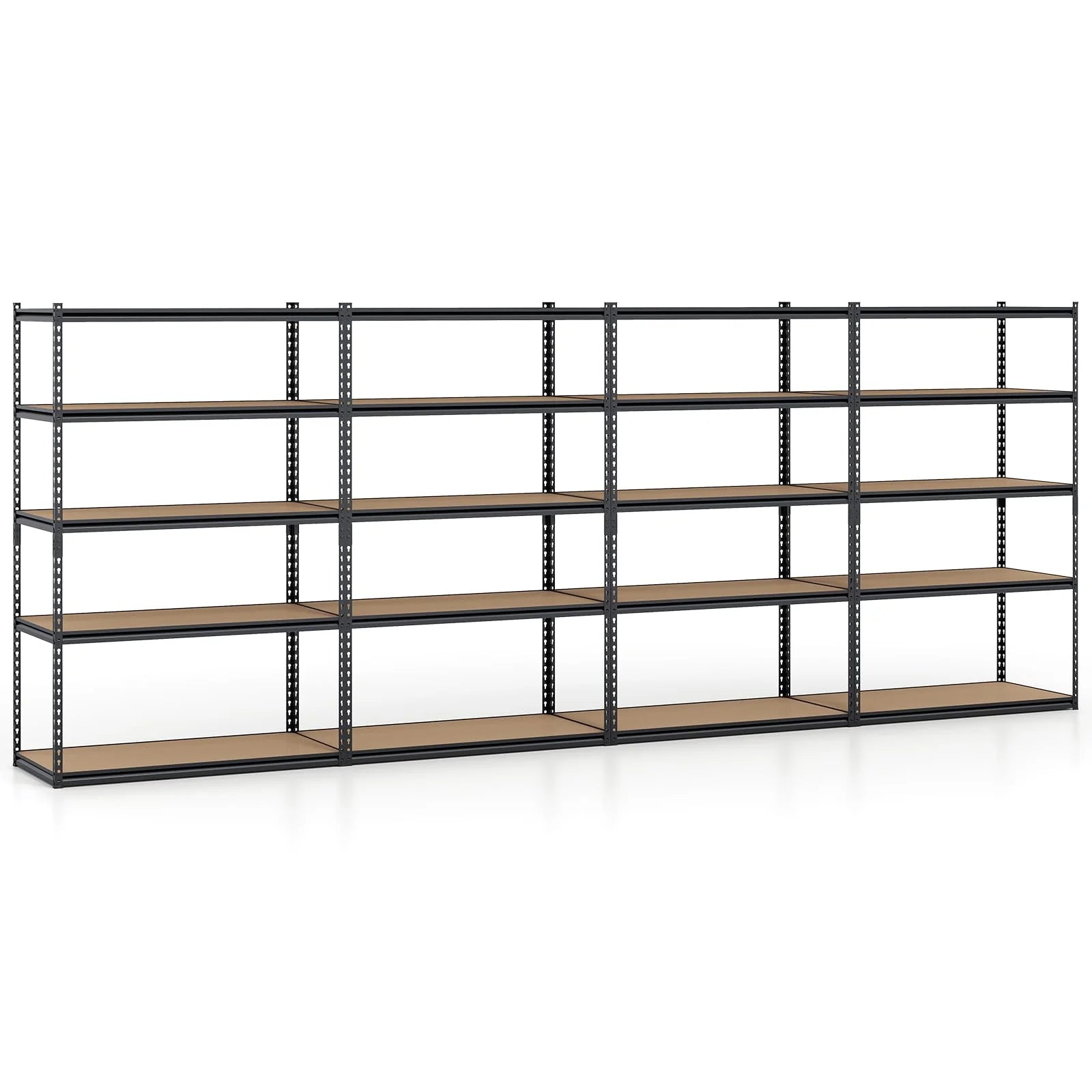 Giantex 5-Tier Metal Storage Shelves w/Adjustable Utility Rack (48" W x 24" D x 72" H)