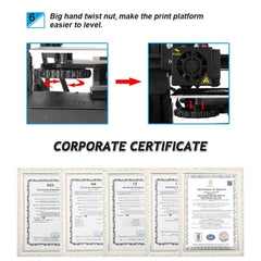 Creality Ender 3 3D Printer Fully Open Source with Resume Printing Function Printing Size 220x220x250mm Aluminum Black