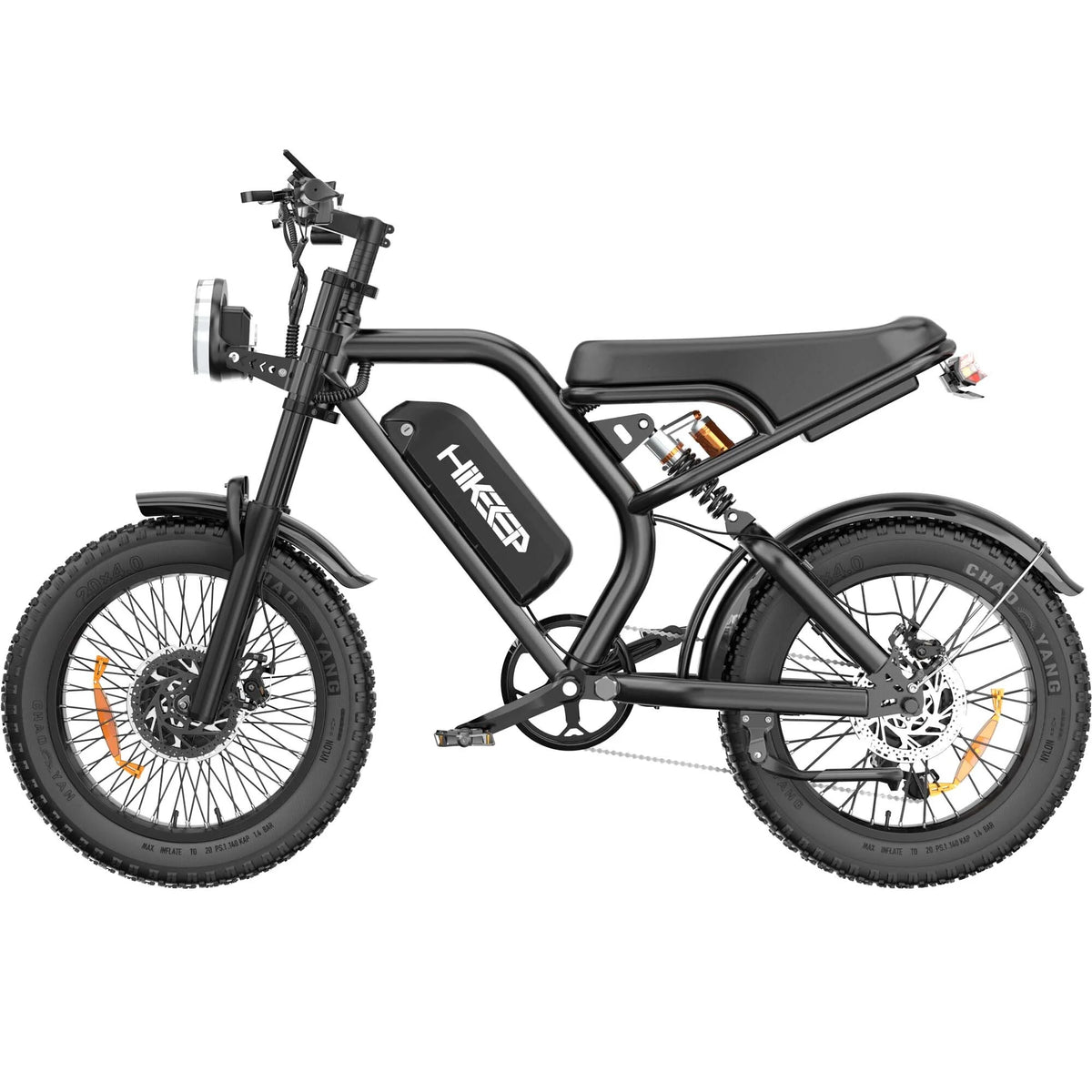Electric Bike for Adults 20" Fat Tire, Max 32MPH Ebike, 1500W Peak E - Mountain Bike 48V 15ah UL2849