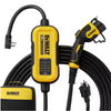 DEWALT Level - 2 Portable Electric Vehicle EV Charger up to 16 Amps, 120 - 240 - Volt AC 3.8 KW, 25 Ft. Cable, Weatherproof
