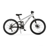 24" Ozark Trail FS.1 Epictrail Full Suspension Mountain Bike, for Teens and Adults, Heights Between 4'6" - 5'6", Silver
