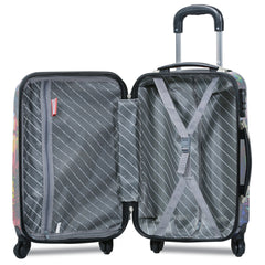 Dejuno Parisian Nights Hardside 3 - PC Spinner Luggage Set