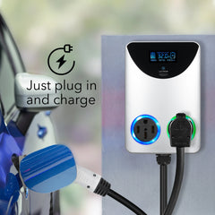 Lectron NEMA Socket Splitter - Power Your EV Charger and High - Powered Appliance from the Same Outlet (NEMA 14 - 50 to NEMA 14 - 50 / NEMA 14 - 50 Splitter)