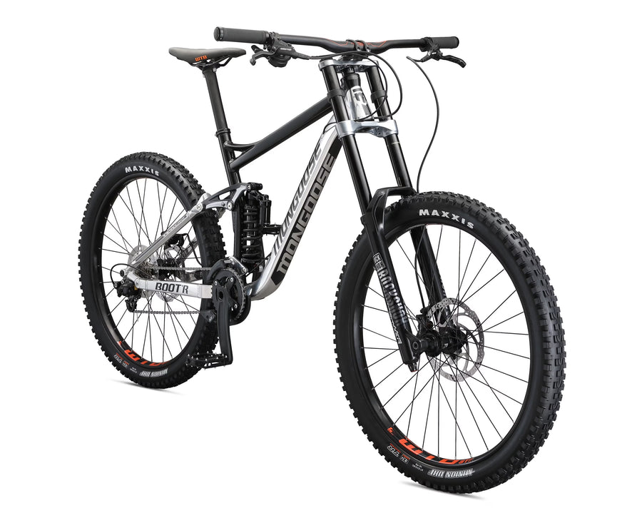 Mongoose Boot'R Adult Unisex 27.5 - In. Medium Full - Suspension Mountain Bike, Black
