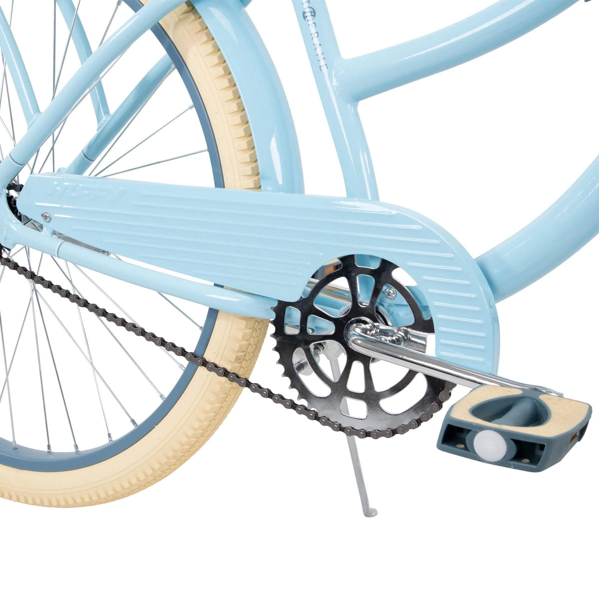 Huffy, Nel Lusso Classic Cruiser Bike with Perfect Fit Frame, Women'S, Light Blue, 26 in