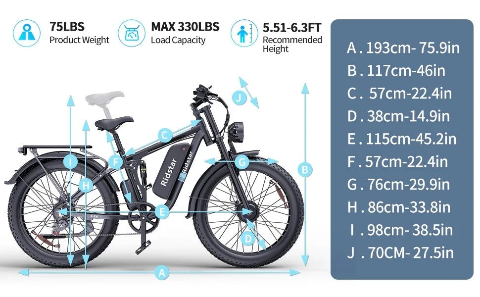 Dual Motor PEAK 3000W Electric Bike for Adults, 31mph 48V 23ah Electric Bicycle, 26" Fat Tire Mountain Bike UL2849