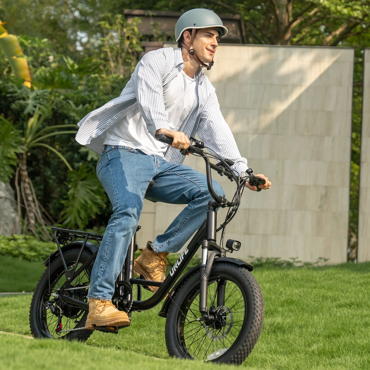 Electric Bike for Adults, 745W Peak Motor Ebike, 48V 13ah Removable Battery, 20MPH, 80 Miles Max, 20" Fat Tire Electric Bicycle with Colorful Display, All - Terrain E - Bike for Adults and Teens
