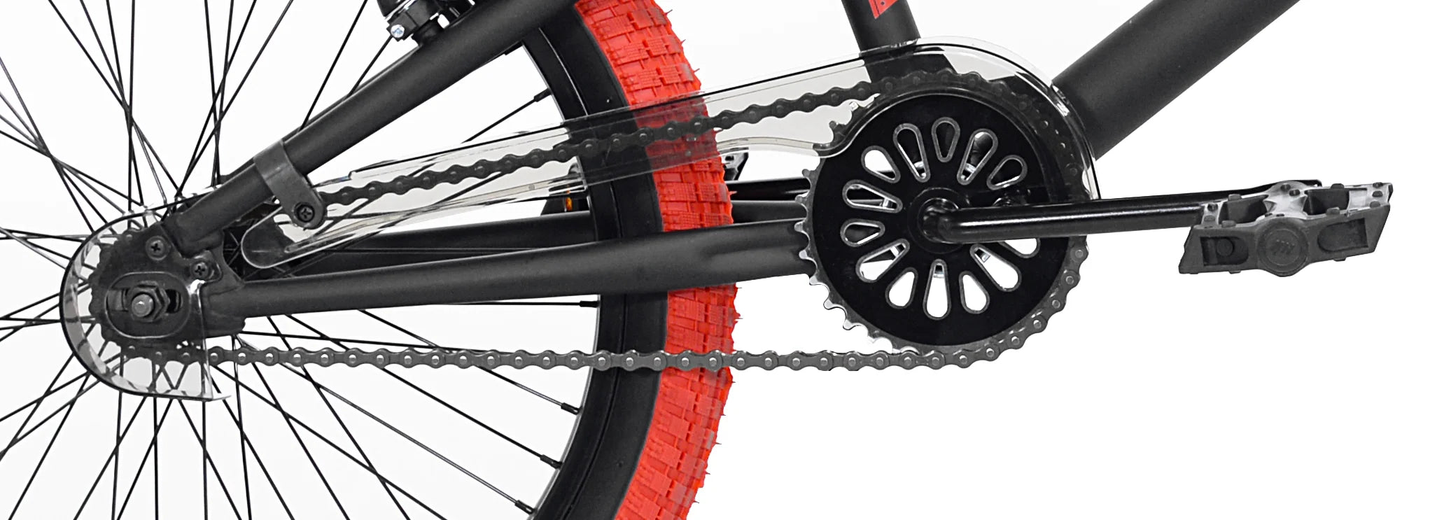 20" Dread Boy'S BMX Bike, Black/Red