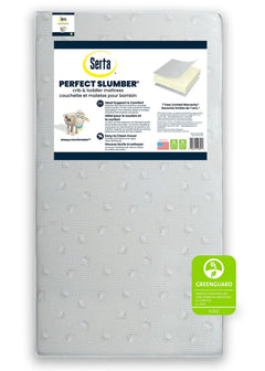 Serta Perfect Slumber Dual Sided Crib and Toddler Mattress