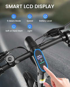 DYU 14" Folding Electric Bike for Adults Teens, 500W Peak Motor 36V/7.8AH Battery, Commuter City Ebike, UL2849
