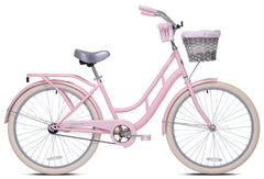26 In. Charleston Ladies Cruiser Bike, Pink
