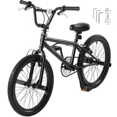 KFFKFF BMX Cycle, Freestyle Bike with 20 - Inch Wheels, BMX Racing Cycle with 360° Rotator and Four Pegs, Suitable for Novice to Skilled Riders, BMX Bikes for Teens and Adults
