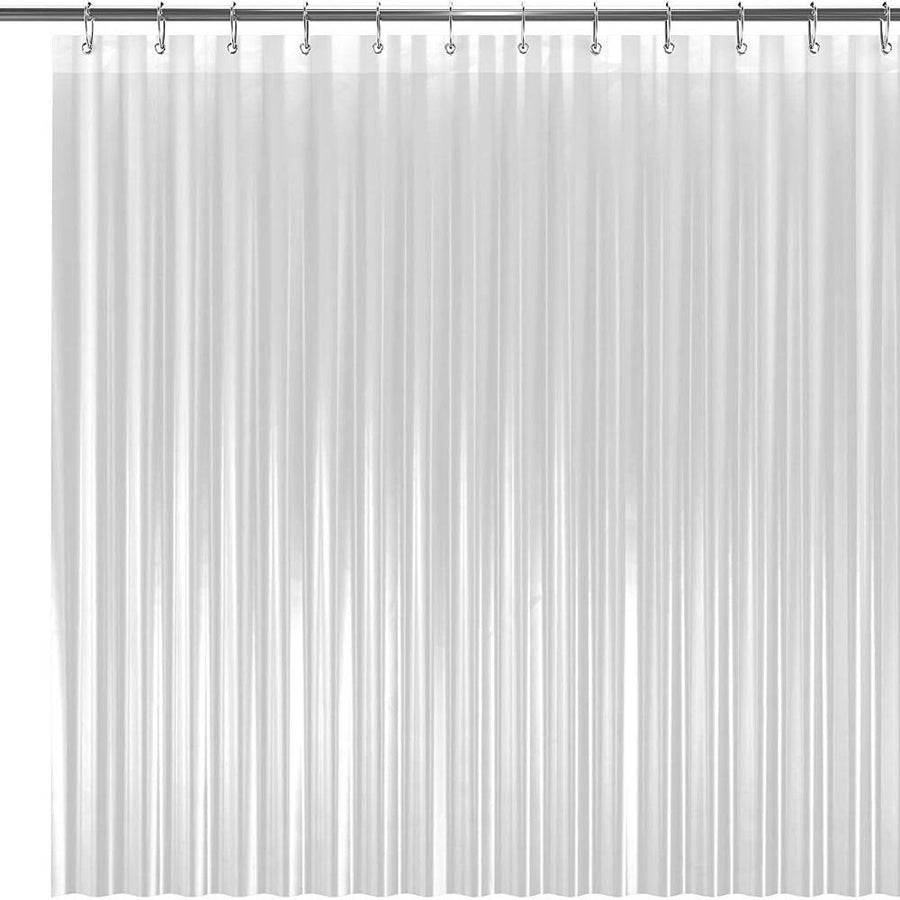 Liba Bathroom Shower Curtain-Liner - Waterproof Plastic Shower Curtain Premium Peva Non-Toxic Shower-Liner with Rust Proof Grommets Frosted 8g Heavy
