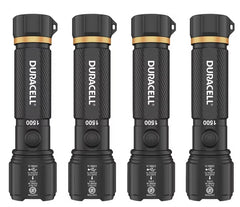 Duracell Hybrid Flashlight, 1500 Lumens, 4 - Count