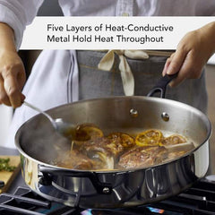 10-Piece Stainless Steel Induction Cookware Set