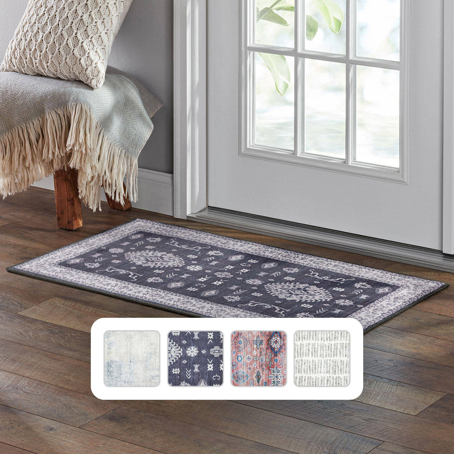 Member's Mark Everwash Washable Accent Rug, 24'x 43'-Black