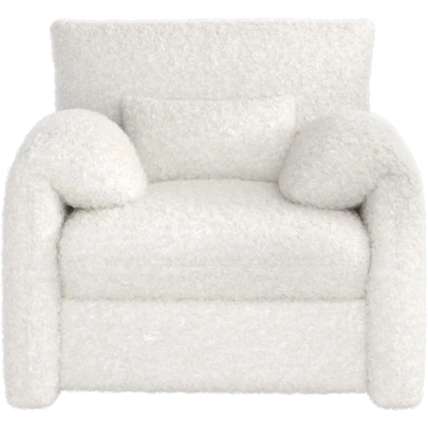 AECOJOY Oversized Armchair, Chenille Mid Century Accent Chair, Comfy Upholstered Single Sofa, Extra Wide Reading Chairs