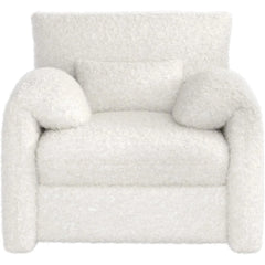 AECOJOY Oversized Armchair, Chenille Mid Century Accent Chair, Comfy Upholstered Single Sofa, Extra Wide Reading Chairs