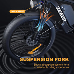 2000W Electric Bike for Adults 48V 22.4AH Ebikes 35MPH Mountain Ebike 26" Fat Tire
