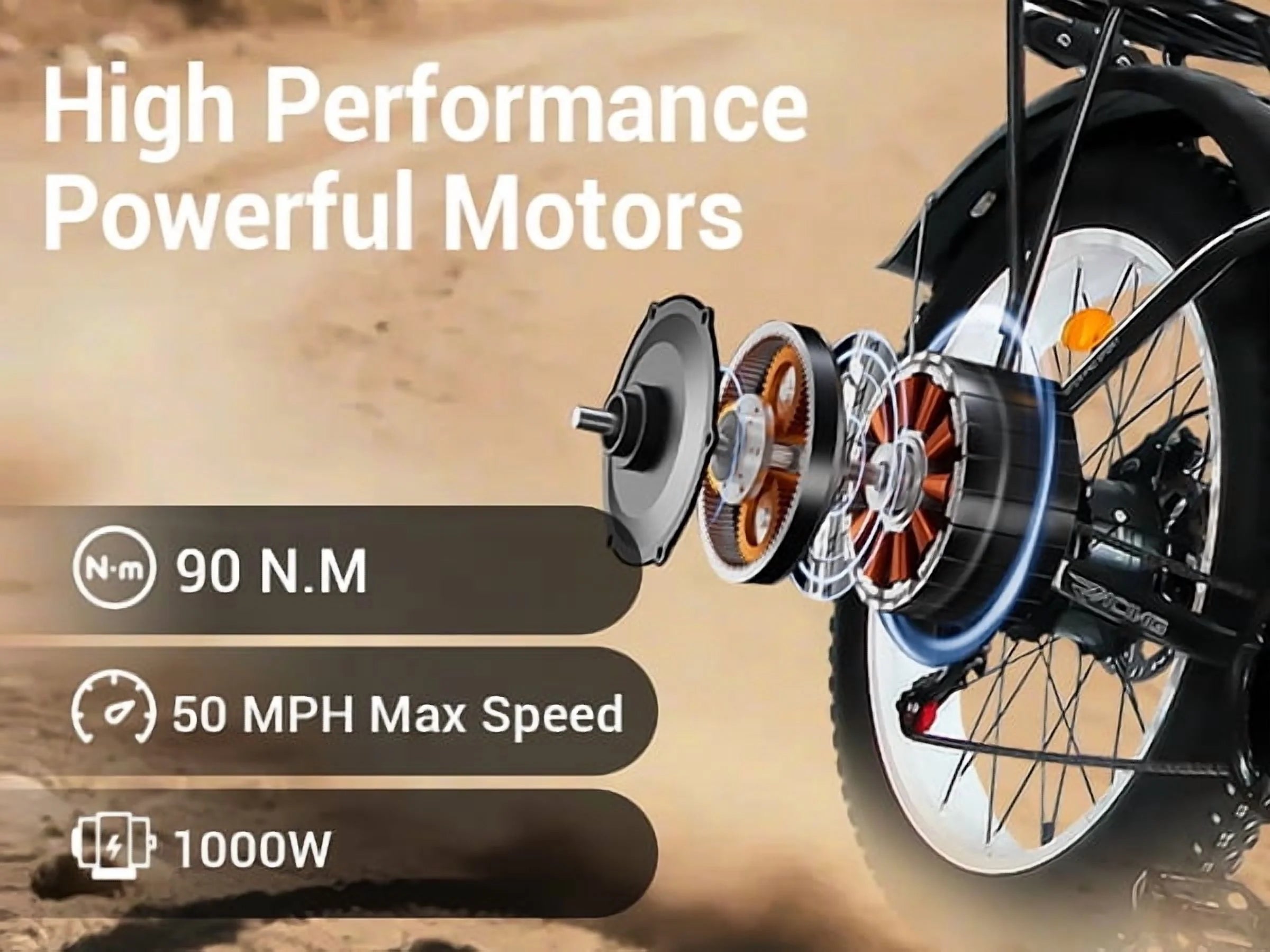 5000w Peak Dual Motor Electric Bike, 26" Fat Tire Shimano 21 Speed 45 MPH Commuter Mtb, 60V 25AH Front Suspension Ebike