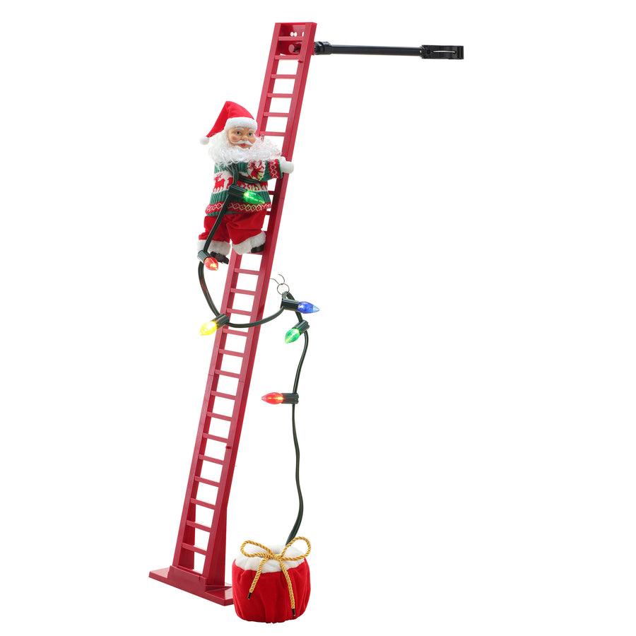Mr. Christmas 43-in Animatronic Super Climbing Santa | 10101