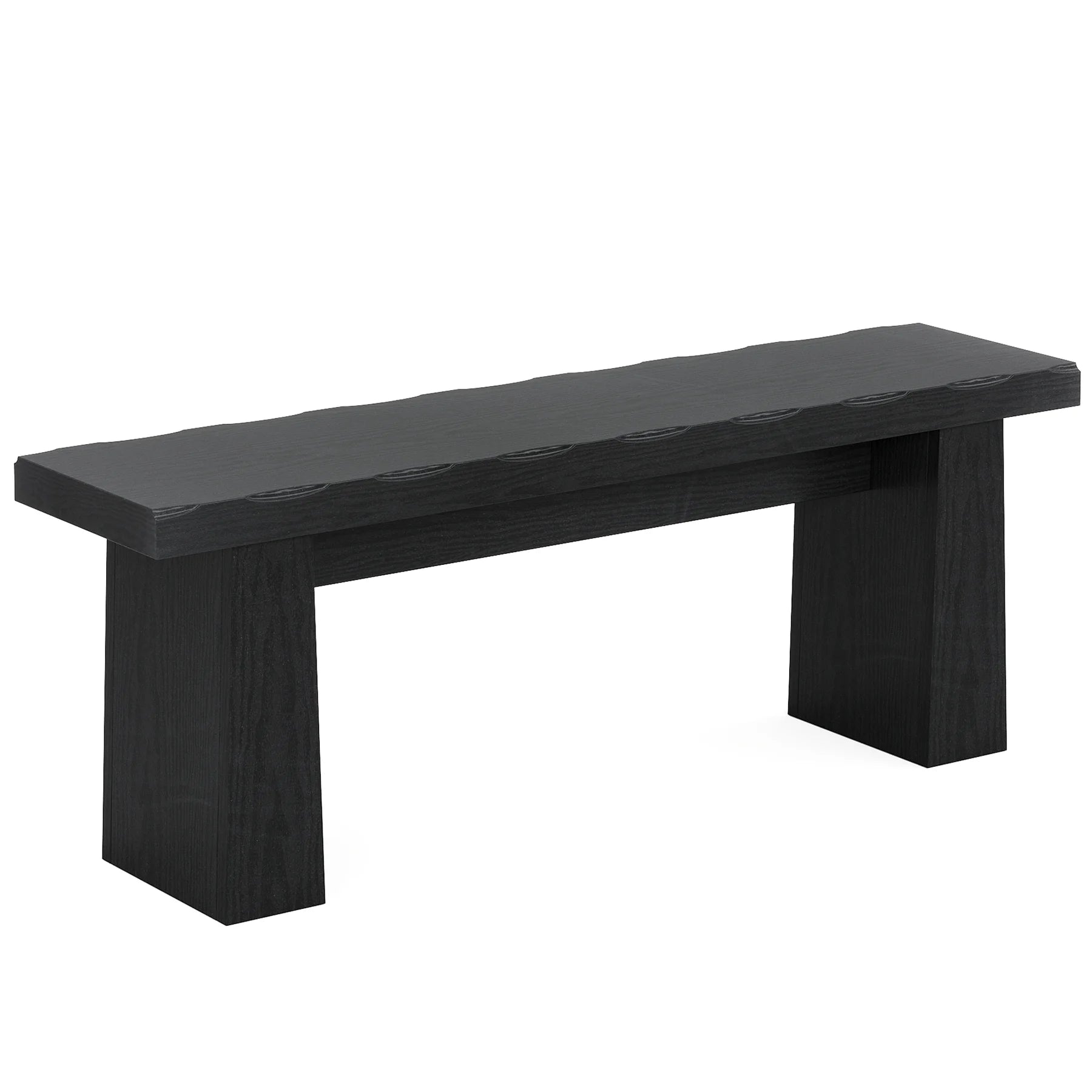 Fnova 48" Wooden Two - Person Backless Entryway Bench with Under - Bench Storage for Outdoor Garden, Living Room, Bedroom, Dining Room, Hallway