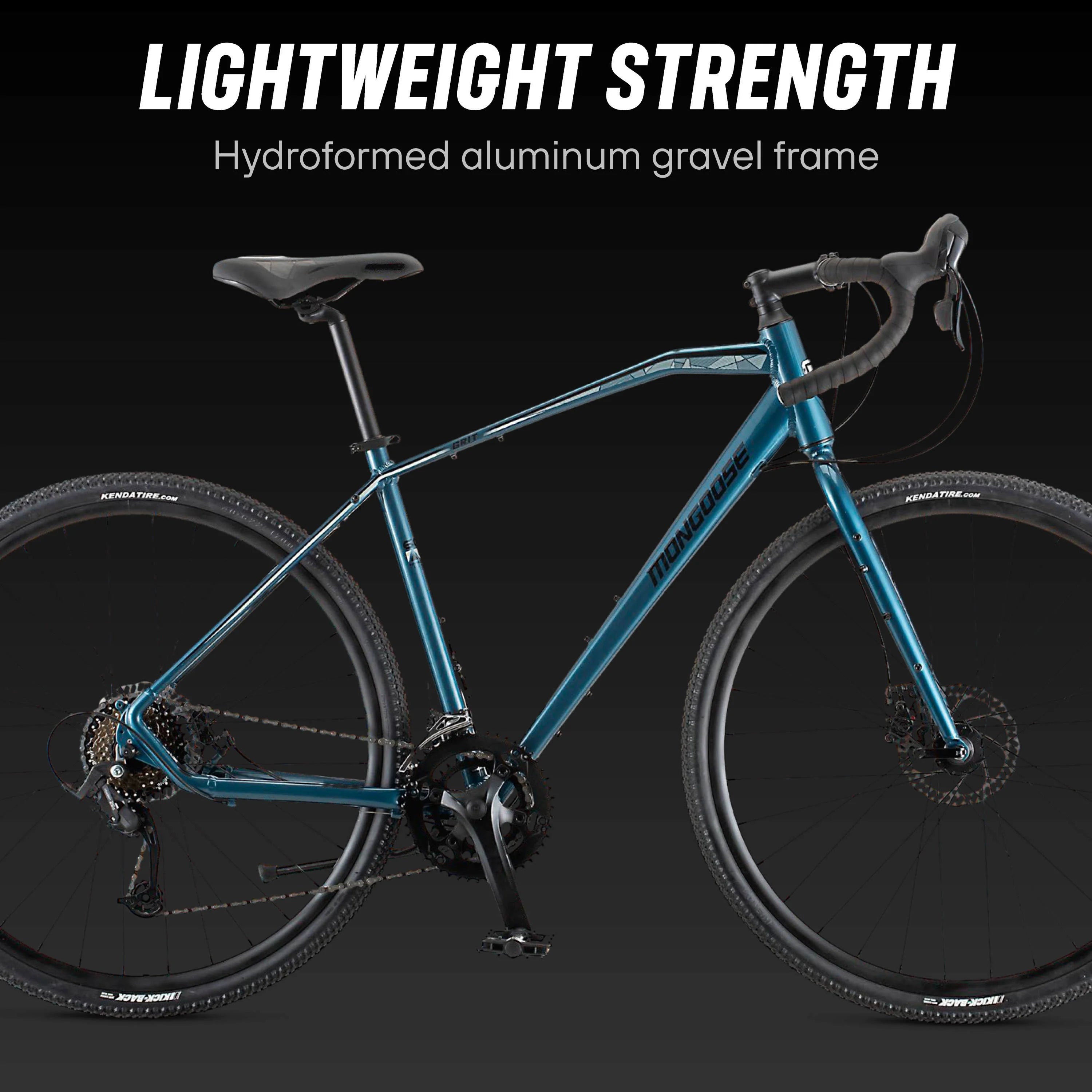 Grit Adventure Road Bike, 14 Speeds, 700c Wheels, Blue
