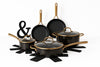 Thyme & Table Supreme 12 - Piece Non - Stick Cookware Set, Pots and Pans Set - Bronze