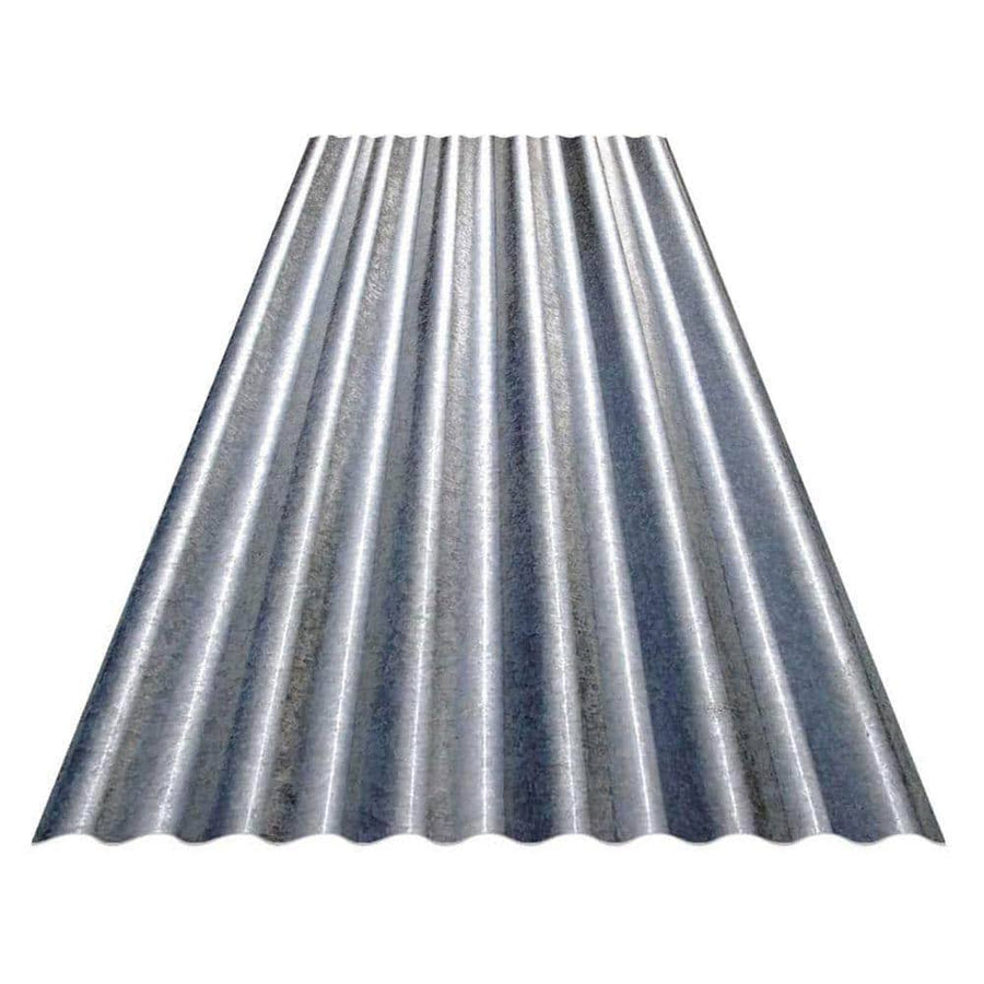 Gibraltar Building Products CR8G-U 8 ft. Corrugated Galvanized Steel 29-Gauge Roof Panel