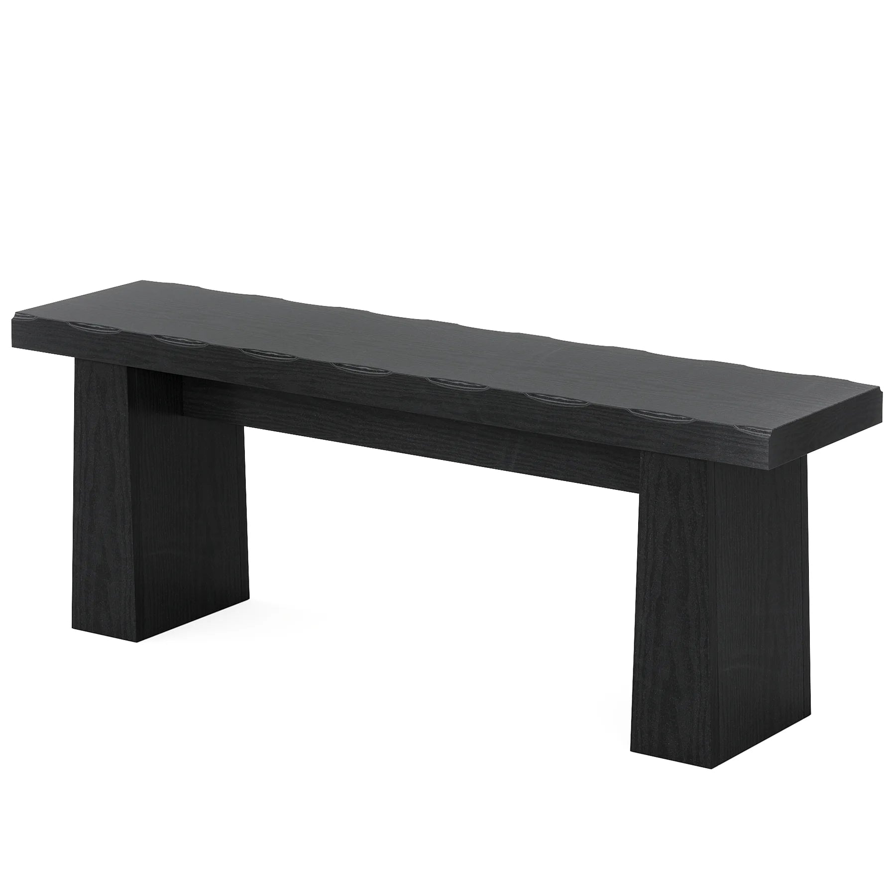 Fnova 48" Wooden Two - Person Backless Entryway Bench with Under - Bench Storage for Outdoor Garden, Living Room, Bedroom, Dining Room, Hallway