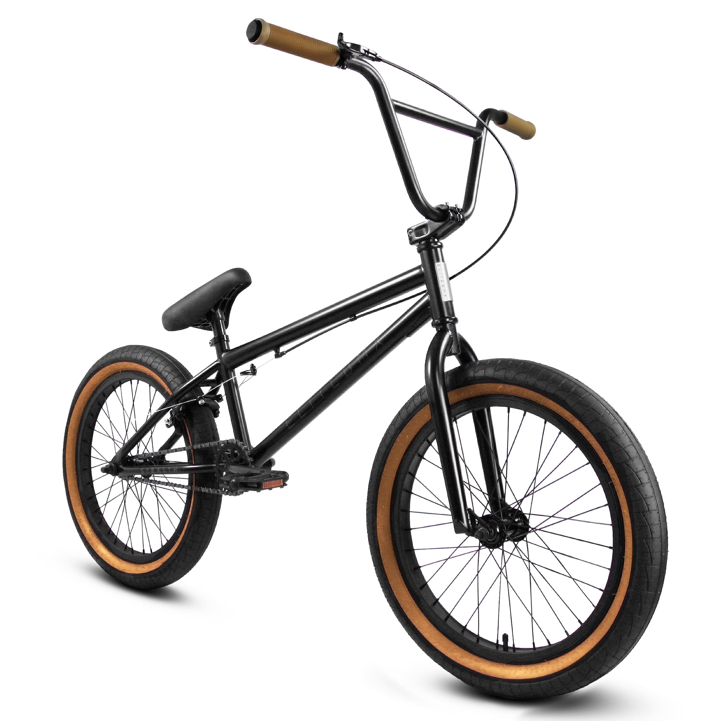 Elite BMX Bicycle 20" Freestyle Bike - Stealth Blue Purple Ideal for Ages 7 to 18 Years